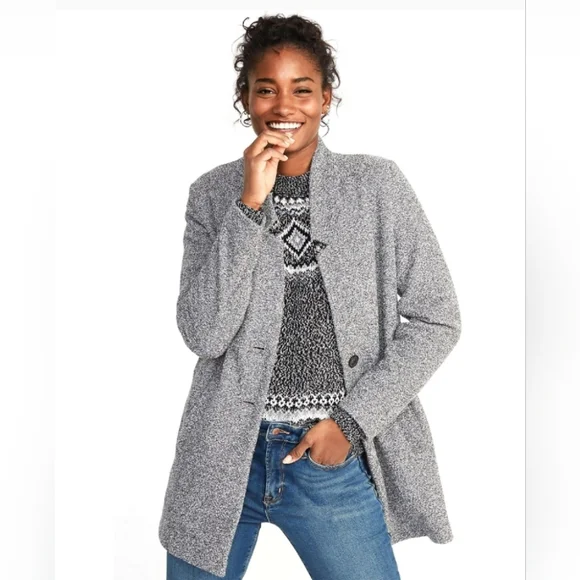 Old Navy Jackets Coats Textured Boucl Buttonfront Coat